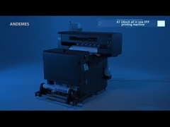 2024 DTF-printer 2 koppen i3200 A1 Grootte CMYKW Ink and Powder Shaker CE/UKCA/ROHS gecertificeerd