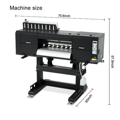 DTF-drukmachine met I3200*3 CMYKW FO FG FY FM en automatische gaasbanddroger