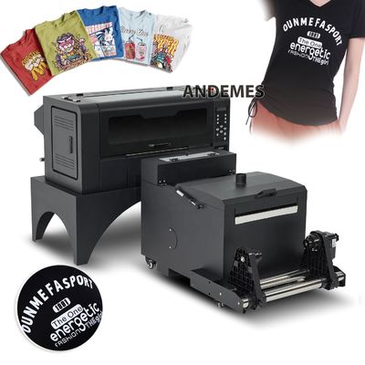 T-shirt Kleine bedrijven XP600 DTF-drukmachine A3 met Shaker Powder Machine XP600 hoofd