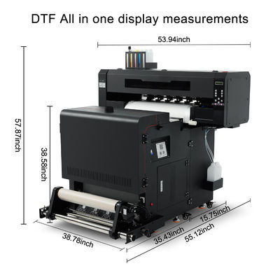 Automatische DTF inkjetprinter met een kleine afdruk en XP600 I3200