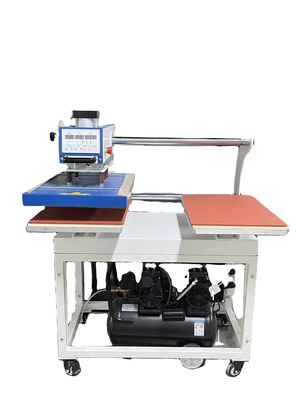 T-shirt DTF half-automatische warmtepers 40*60cm dubbelstation