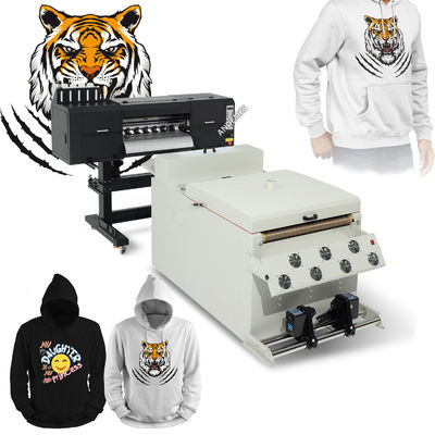 Multicolor 60cm DTF printer met automatische poedershaker en 24 inch conveyer belt