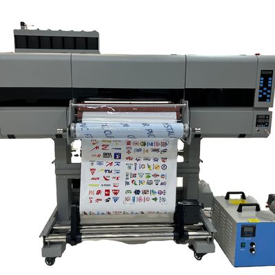 UV-DTF-printer met EPS 3 i3200-printerkoppen en laminator voor het printen