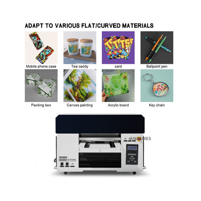 UV A3 platbedprinter 3060 voor meerkleurig drukwerk