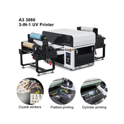 UV A3 platbedprinter 3060 voor meerkleurig drukwerk
