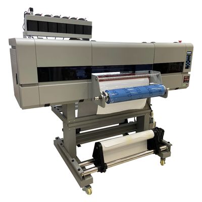 2400 Dpi UV Printer 24inch 6090 Roll To Roll A1 Ink Color Vernis Kleur
