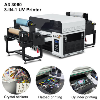 Max Medium 30mm Ultraviolet Printer met CMYK Wit Vernis UV Ink