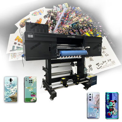 CMYKWWWW Inktkleur 130 kg UV-printer Reclame-brandingmachines met een hoge capaciteit