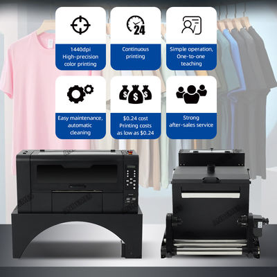 Druk van T-shirts voor kleine bedrijven met een 33cm/13inch DTF inkjetprinter en pigmentinkt
