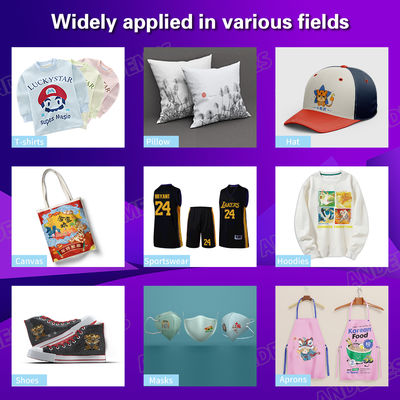 2 Dual Head Dtf Printer T-Shirt Printing Made Easy Met A2 XP600 Witte Ink Circulatie