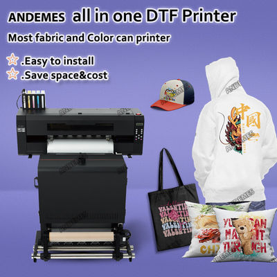 2024 DTF-printer 2 koppen i3200 A1 Grootte CMYKW Ink and Powder Shaker CE/UKCA/ROHS gecertificeerd