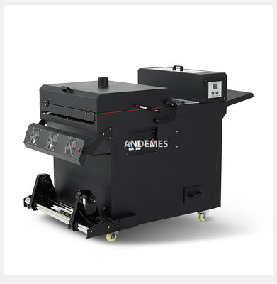 Multicolor 60cm DTF-drukmachine met dubbele koppen en poederschudmachine