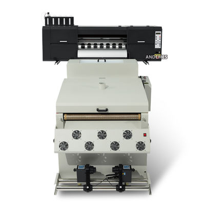 Multicolor DTF-drukmachine 24 inch met dubbele I3200-koppen en poederschudmachines