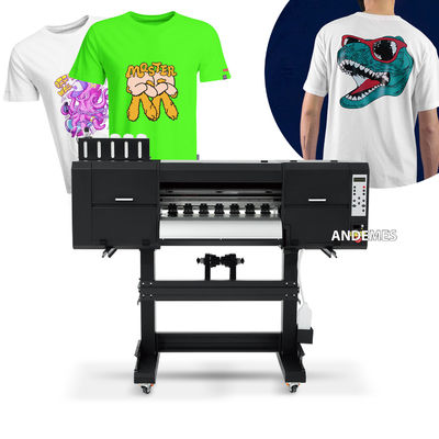 60 cm DTF-printers Inkjetprinters met dubbele I3200-koppen en poederschudmachines