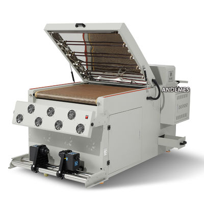 60 cm DTF-printers Inkjetprinters met dubbele I3200-koppen en poederschudmachines