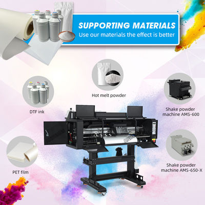 A1 60cm Dtf Printer Roll To Roll Machine All In One Model Witte inktcirculatie