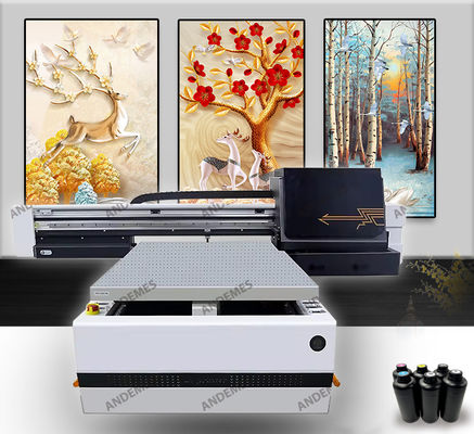 60 cm Print Breed Roll-to-Roll UV DTF printer met drie I3200-koppen en CMYKWWWW Ink