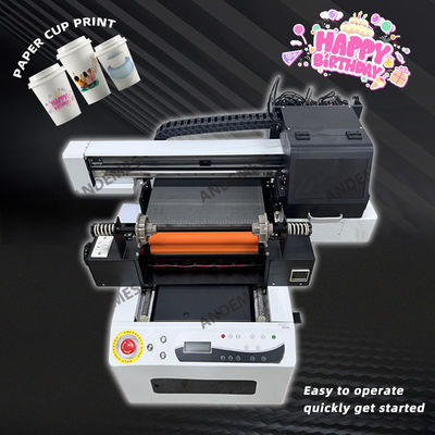 Resolutie CMYKWV UV Ink Printer met Epson XP600*2 Print Heads en Maintop Software