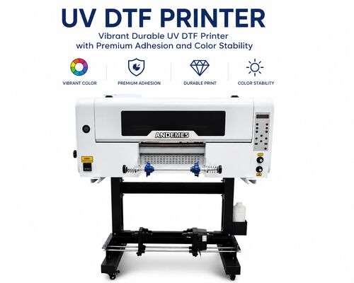 Vibrante duurzame UV DTF printer met een hoge kleurafdrukbaarheid
