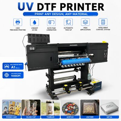 A1 UV-kristallabelprinter met Epson I3200 grootformaat rollenprinter