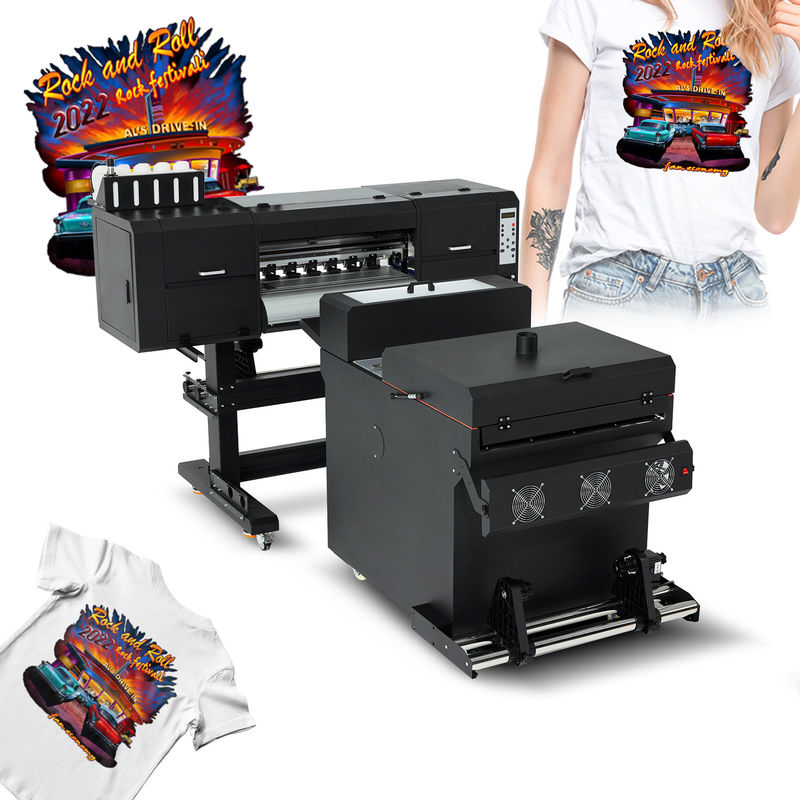 Dubbele drukkoppen 4720 i3200 24 inch DTF-printer voor digitaal drukken op textiel