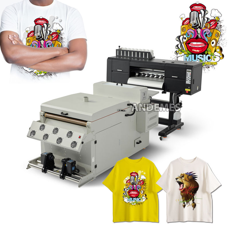 Multicolor DTF-printer 60cm 3 hoofd 4 hoofd I3200 met 9 kleur fluorescerende T-shirtprinter