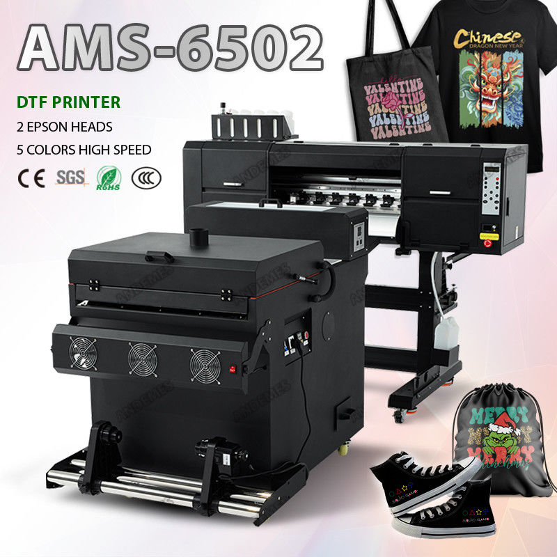 A1 60cm Dtf Printer Roll To Roll Machine All In One Model Witte inktcirculatie