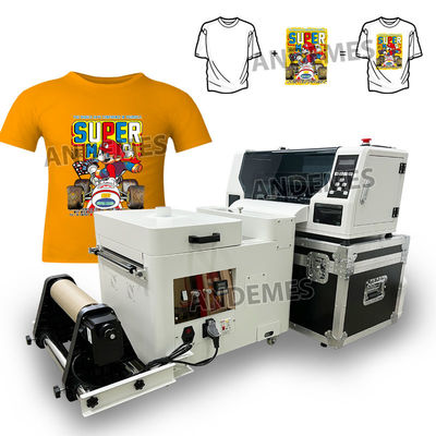 Model A3 Mini 13 inch DTF printer met CMYKW Ink Powder Shaker Oven en twee XP600 koppen
